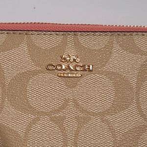 Coach Zip Around Phone Wristlet